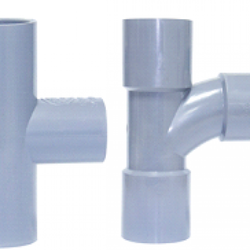 Tê giảm uPVC Hoa Sen, Tê cong uPVC Hoa Sen. Tê cong giảm uPVC Hoa Sen