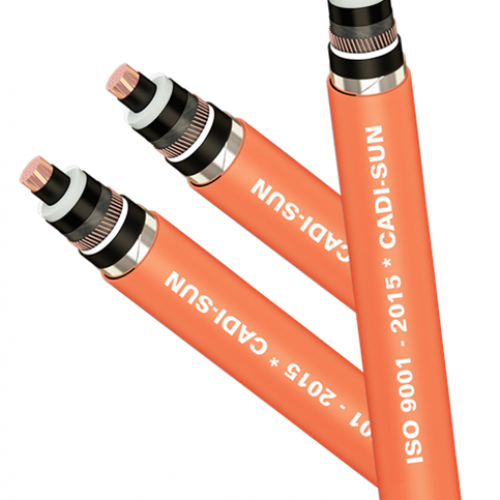 Cáp trung thế 1 lõi cadisun DATA/CWS-W (40.5kV, 36kV, 24kV, 17.5 kV, 12kV, 7.2kV) (ký hiệu Cu/XLPE/CWS/PVC/DATA/PVC-W)