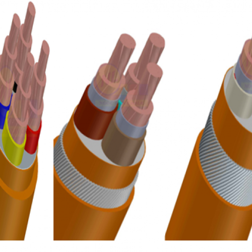 Cáp chậm cháy Thipha FMB 2,3,4 lõi (Cách điện XLPE, không giáp bảo vệ, vỏ Fr- PVC)