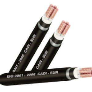 CÁP NGẦM 5 LÕI (1 TIẾP ĐẤT, 1 TRUNG TÍNH) Cu/XLPE/PVC/DSTA/PVC-DSTA3x+2 Cadisun