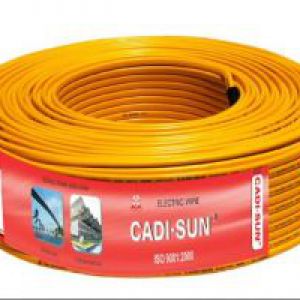Dây điện ruột mềm Cu/PVC/PVC Cadisun và 1 sợi Cu/PVC Cadisun